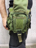 Тактическая сумка на бедро / военная сумка на ногу Олива Украинское производство - изображение 3