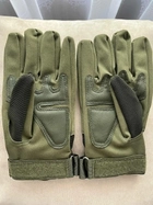 Универсальные полнопалые тактические перчатки с защитой косточек / Закрытые тактические перчатки - изображение 8