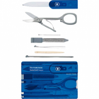 Ніж Victorinox SwissCard Transparent Blue (0.7122.T2)