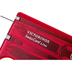 Нож Victorinox SwissCard Lite Transparent Red (0.7300.T) - изображение 3