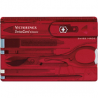 Ніж Victorinox SwissCard Transparent Red (0.7100.T) - зображення 4