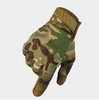 Тактические Летние Перчатки для Телефона с Сенсором с Защитой Пальцев Мультикам L - изображение 3