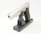 Дитячий Страйкбольний пістолет Colt M1911 Hi-Capa Galaxy G6S метал срібло - зображення 4