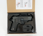 Страйкбольний пістолет з кобурою Colt 1911 Rail Galaxy G25+ метал чорний - изображение 8