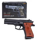 Дитячій пістолет Beretta 92FS Galaxy G22 метал чорний - изображение 8