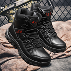 Ботинки тактические 43 р. Lesko GZ706 Black спецобувь мужская демисезонная для тренировок - изображение 10