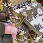 Сумка тактическая на бедро AOKALI Outdoor A90 Camouflage ACU - изображение 6