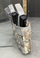 Армійський підсумок на 3 автоматних магазини YAKEDA, сумка на 3 магазини для АК, піксель Нато - зображення 5
