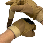 Тактичні рукавиці розмір XL койот - изображение 4