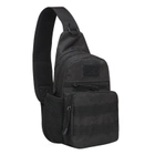 Рюкзак тактичний AOKALI Outdoor A14 Black на одне плече армійський 2L - зображення 1