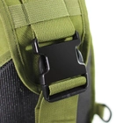 Рюкзак тактический AOKALI Outdoor B14 Green на одно плечо армейский - изображение 5