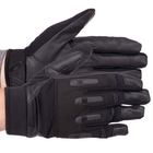 Тактичні рукавички із закритими пальцями розмір L кольор Чорний - зображення 1