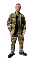 Тактическая военная форма, комплект китель + штаны, мультикам, размер 46 - изображение 12