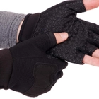 Тактичні рукавички з відкритими пальцями SP-Sport BC-8789 р-р L, колір Чорний - зображення 4
