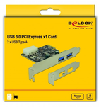 Delock Karta rozszerzeń PCI-Express 2 x SuperSpeed USB 5 Gb/s (USB 3.2 Gen 1) typu A (89243) - obraz 6