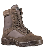 Ботинки тактические демисезонные Mil-Tec Side zip boots на молнии Коричневые 12822109 размер 40 - изображение 1