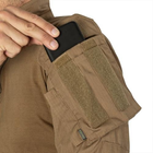 Рубашка боевая полевая P1G-TAC для жаркого климата "UAS" (UNDER ARMOR SHIRT) CORDURA BASELAYER Убакс Coyote Brown M - изображение 6
