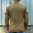 Рубашка боевая полевая P1G-TAC для жаркого климата "UAS" (UNDER ARMOR SHIRT) CORDURA BASELAYER Убакс Coyote Brown S - изображение 12