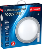 Стельовий світильник Activejet LED FOCUS GREY - зображення 6