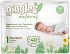 Підгузки дитячі Giggles Natural 1 Newborn 2-5 кг 40 шт (8680131206377)