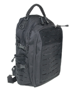 Рюкзак тактичний 20 літрів MIL-TEC Mission Pack Laser Cut, Black 14046002 - зображення 1