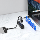 USB Hub Unitek uHUB Q4 4 Ports Powered USB 3.0 Hub with USB-C Power Port (H1117A) - obraz 4