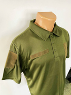 Футболка поло тактична CoolMax tactik polo olive р.50 ОЛИВА - зображення 8