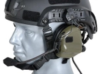 Активні гарнітурні навушники Earmor M32H MOD 3 для шолома fast - зображення 9
