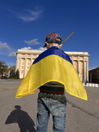 Прапор України 55х80см, з нейлону з кишенею під прапоршток