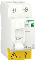 Пристрій захисновго відключення (ПЗВ) 2P 63A 30мА тип А [R9R61263] RESI9 Schneider Electric