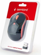 Миша Gembird MUSW-4B-03-R Wireless Black+Red - зображення 3