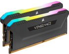 Оперативна пам'ять Corsair DDR4-3600 32768MB PC4-28800 (Kit of 2x16384) Vengeance RGB Pro Black (CMH32GX4M2D3600C18) - зображення 3