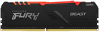 Pamięć RAM Kingston Fury DDR4-3600 16384MB PC4-28800 (zestaw 2x8192) Bestia RGB Czarny (KF436C17BBAK2/16) - obraz 3