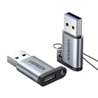 Адаптер UGREEN US276 USB-A 3.0 Male to USB-C 3.1 Female Adapter Gray (50533)