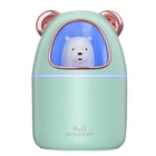 Зволожувач повітря з підсвічуванням Humidifier H20 8023 350мл ведмедик зелений