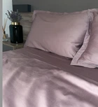 Постельное бельё Premium MLS сатин Двуспальный комплект 180*220/70*70 орхидея