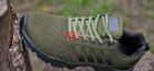 Кросівки чоловічі хакі зелені літні сітка тактичні з гумовою накладкою 41р Код: 3215 - зображення 6