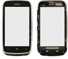 Touchscreen (екран) для Nokia 610 Lumia Черный с рамкой