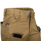 Шорты тактические мужские UTS (Urban tactical shorts) 8.5"® - Polycotton Ripstop Helikon-Tex Mud brown (Темно-коричневый) XXL/Regular - изображение 8