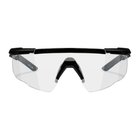 Тактичні захисні окуляри SABER ADVANCED, Wiley X, чорні, напівобідкові, прозорі лінзи - зображення 3