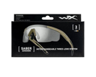 Тактичні захисні окуляри Wiley X Sabre Advanced Set - Matte Tan - зображення 6