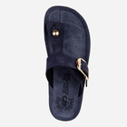 Klapki japonki damskie skórzane Fantasy Sandals Brooke S330 37 Granatowe (5207200132509) - obraz 3