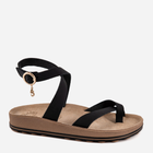 Sandały damskie skórzane Fantasy Sandals Amalfi S333 37 Czarne (5207200164814)