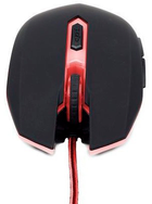 Mysz Gembird MUSG-001-R USB Czarno-Czerwona (MUSG-001-R) - obraz 3