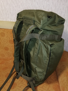 Рюкзак військовий, тактичний баул-сумка олива 70 л, 64*40*25 см, арт.301 - зображення 4