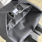 Баул-рюкзак влагозащитный тактический, вещевой мешок на 25 литров Melgo чёрный - изображение 4