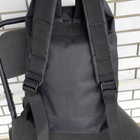 Баул-рюкзак вологозахисний тактичний, речовий мішок на 25 літрів Melgo чорний - зображення 5