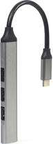 USB Hub 4-portowy Gembird UHB-CM-U3P1U2P3-02 - obraz 2