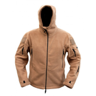 Кофта флісова тактична з капюшоном KOMBAT UK Recon Hoodie койот S - зображення 3