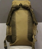 Армійський тактичний рейдовий військовий рюкзак HardTime 70л койот - зображення 3